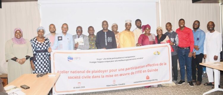 ITIE – GUINEE : Action Mines tient un atelier national de plaidoyer sur la société civile à l&rsquo;ITIE